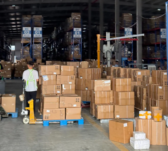 Industrial spare-parts warehouse stock